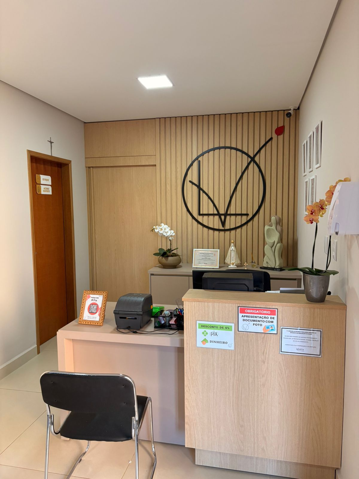 Recepção do laboratório Lóvitta